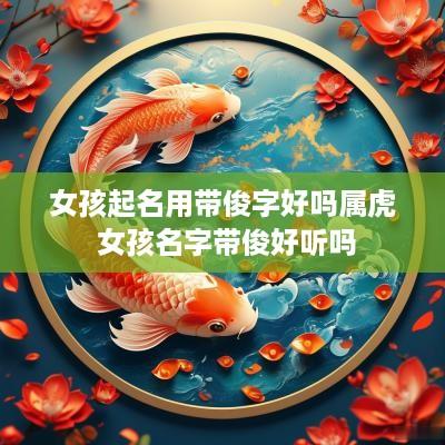 女孩起名用带俊字好吗属虎 女孩名字带俊好听吗