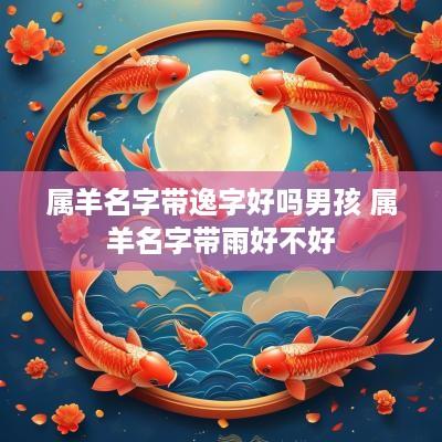 属羊名字带逸字好吗男孩 属羊名字带雨好不好