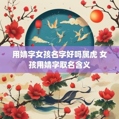 用婧字女孩名字好吗属虎 女孩用婧字取名含义