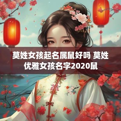 莫姓女孩起名属鼠好吗 莫姓优雅女孩名字2025鼠