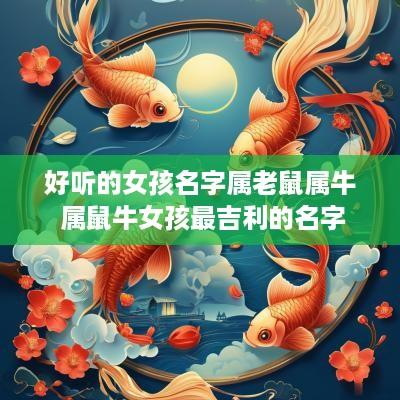 好听的女孩名字属老鼠属牛 属鼠牛女孩最吉利的名字