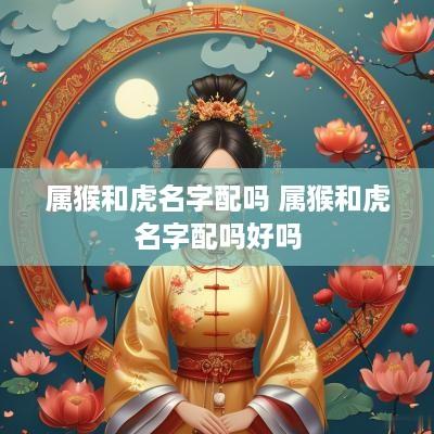 属猴和虎名字配吗 属猴和虎名字配吗好吗