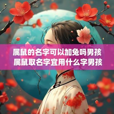 属鼠的名字可以加兔吗男孩 属鼠取名字宜用什么字男孩名