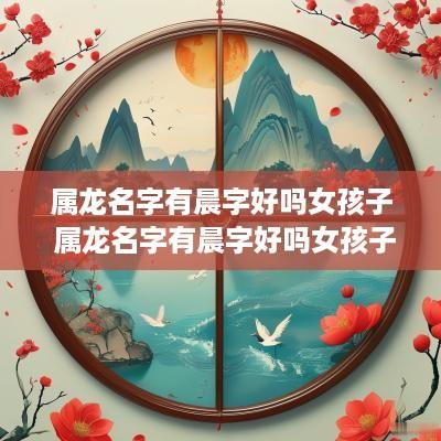 属龙名字有晨字好吗女孩子 属龙名字有晨字好吗女孩子取名