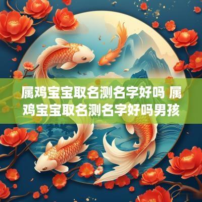 属鸡宝宝取名测名字好吗 属鸡宝宝取名测名字好吗男孩