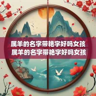 属羊的名字带艳字好吗女孩 属羊的名字带艳字好吗女孩怎么取