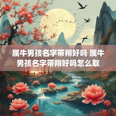 属牛男孩名字带翔好吗 属牛男孩名字带翔好吗怎么取