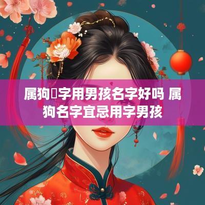 属狗淏字用男孩名字好吗 属狗名字宜忌用字男孩