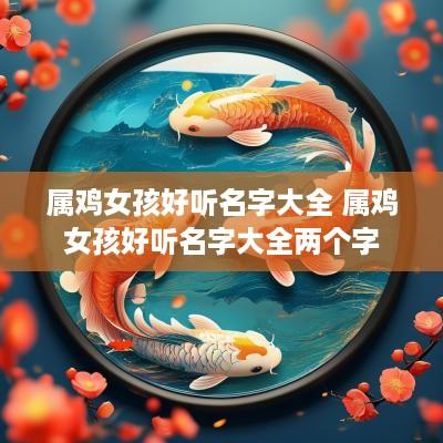 属鸡女孩好听名字大全 属鸡女孩好听名字大全两个字