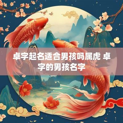 卓字起名适合男孩吗属虎 卓字的男孩名字
