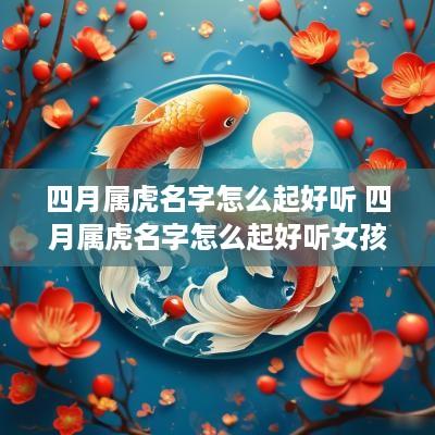 四月属虎名字怎么起好听 四月属虎名字怎么起好听女孩