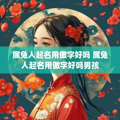 属兔人起名用傲字好吗 属兔人起名用傲字好吗男孩