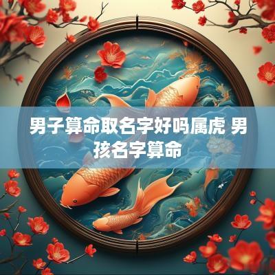 男子算命取名字好吗属虎 男孩名字算命