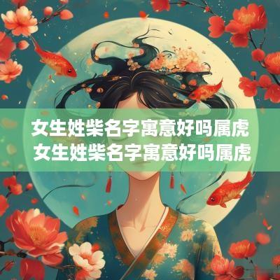 女生姓柴名字寓意好吗属虎 女生姓柴名字寓意好吗属虎的