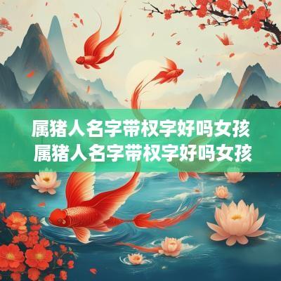 属猪人名字带权字好吗女孩 属猪人名字带权字好吗女孩怎么取名