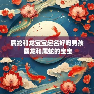 属蛇和龙宝宝起名好吗男孩 属龙和属蛇的宝宝