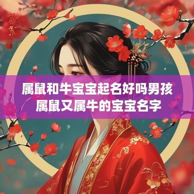 属鼠和牛宝宝起名好吗男孩 属鼠又属牛的宝宝名字