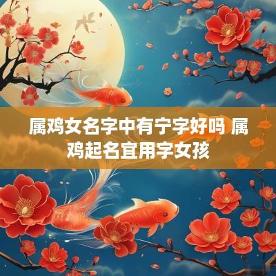 属鸡女名字中有宁字好吗 属鸡起名宜用字女孩