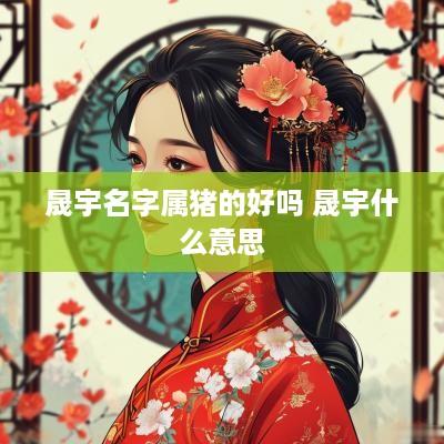晟宇名字属猪的好吗 晟宇什么意思