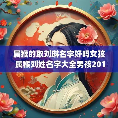 属猴的取刘琳名字好吗女孩 属猴刘姓名字大全男孩2016