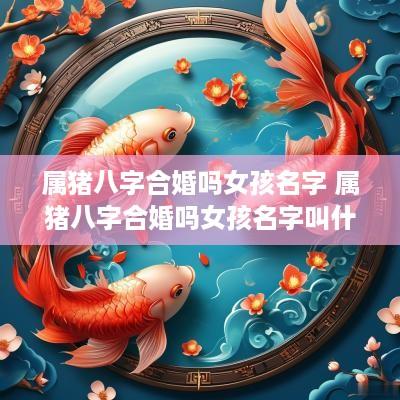 属猪八字合婚吗女孩名字 属猪八字合婚吗女孩名字叫什么