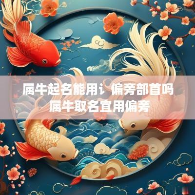 属牛起名能用讠偏旁部首吗 属牛取名宜用偏旁