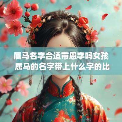 属马名字合适带恩字吗女孩 属马的名字带上什么字的比较好