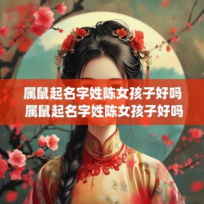 属鼠起名字姓陈女孩子好吗 属鼠起名字姓陈女孩子好吗
