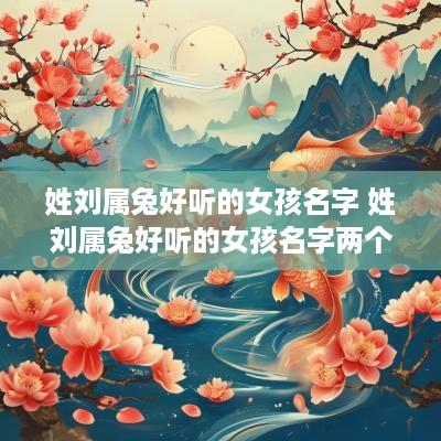 姓刘属兔好听的女孩名字 姓刘属兔好听的女孩名字两个字