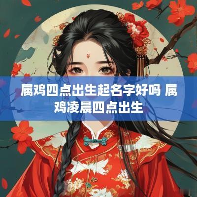 属鸡四点出生起名字好吗 属鸡凌晨四点出生