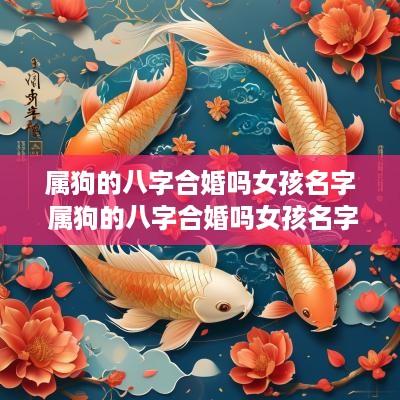 属狗的八字合婚吗女孩名字 属狗的八字合婚吗女孩名字大全