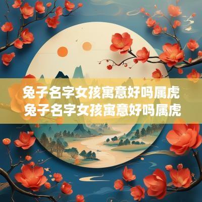 兔子名字女孩寓意好吗属虎 兔子名字女孩寓意好吗属虎的