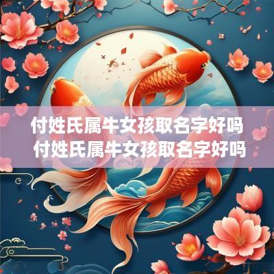 付姓氏属牛女孩取名字好吗 付姓氏属牛女孩取名字好吗