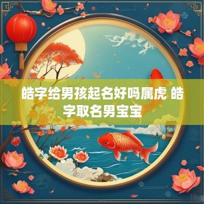 皓字给男孩起名好吗属虎 皓字取名男宝宝