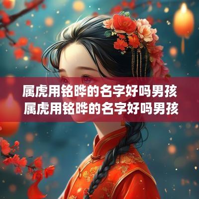 属虎用铭晔的名字好吗男孩 属虎用铭晔的名字好吗男孩取名