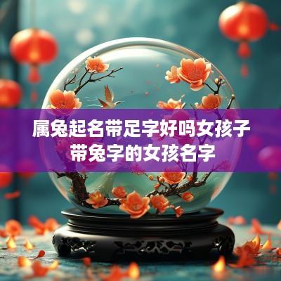 属兔起名带足字好吗女孩子 带兔字的女孩名字
