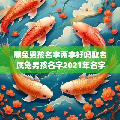 属兔男孩名字两字好吗取名 属兔男孩名字2025年名字大全