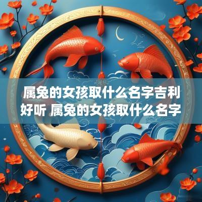 属兔的女孩取什么名字吉利好听 属兔的女孩取什么名字最好