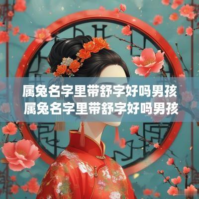 属兔名字里带舒字好吗男孩 属兔名字里带舒字好吗男孩子