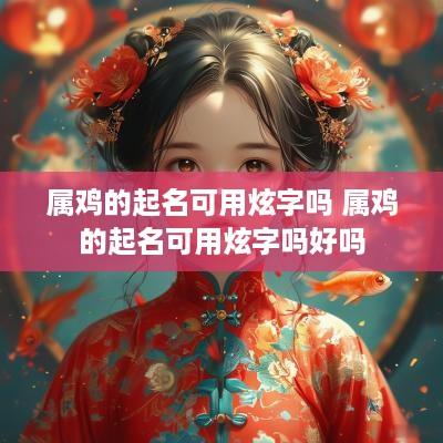属鸡的起名可用炫字吗 属鸡的起名可用炫字吗好吗
