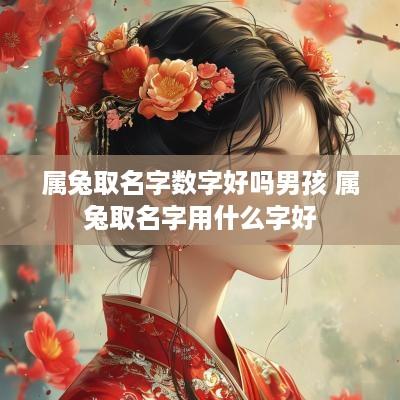 属兔取名字数字好吗男孩 属兔取名字用什么字好