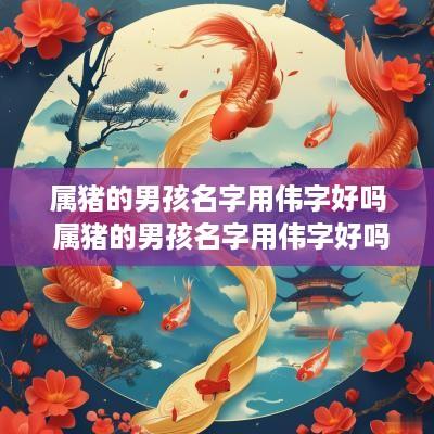 属猪的男孩名字用伟字好吗 属猪的男孩名字用伟字好吗怎么样