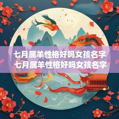 七月属羊性格好吗女孩名字 七月属羊性格好吗女孩名字大全