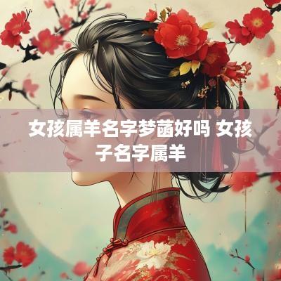 女孩属羊名字梦菡好吗 女孩子名字属羊