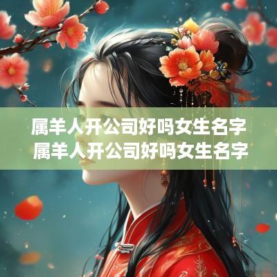 属羊人开公司好吗女生名字 属羊人开公司好吗女生名字大全
