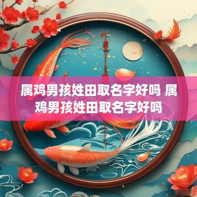 属鸡男孩姓田取名字好吗 属鸡男孩姓田取名字好吗