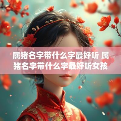 属猪名字带什么字最好听 属猪名字带什么字最好听女孩