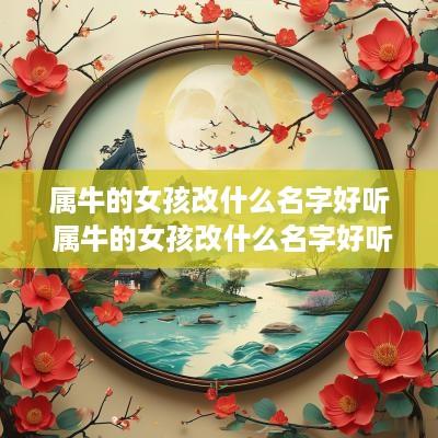 属牛的女孩改什么名字好听 属牛的女孩改什么名字好听又吉利