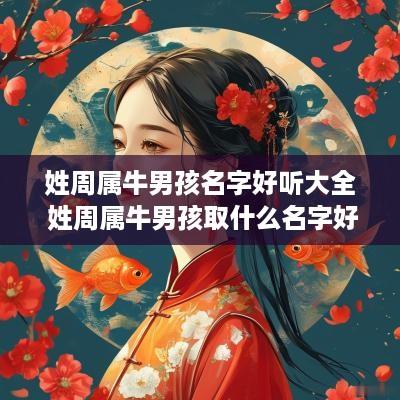 姓周属牛男孩名字好听大全 姓周属牛男孩取什么名字好