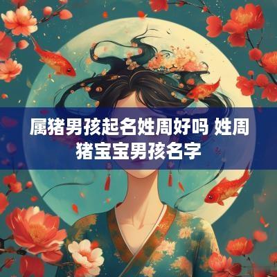 属猪男孩起名姓周好吗 姓周猪宝宝男孩名字